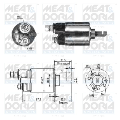 Solenoid Switch, starter